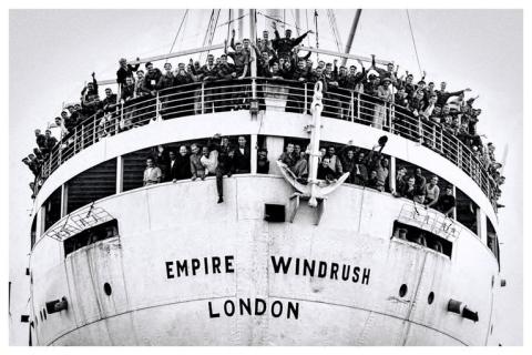 Jamaicans on the Empire Windrush London ship